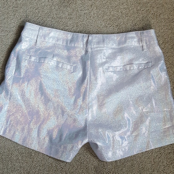 Holographic Shimmer Shorts - Picture 2 of 4